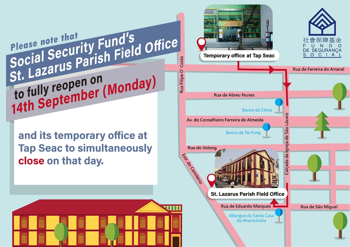 Reopening notice of FSS's St. Lazarus Parish Field Office