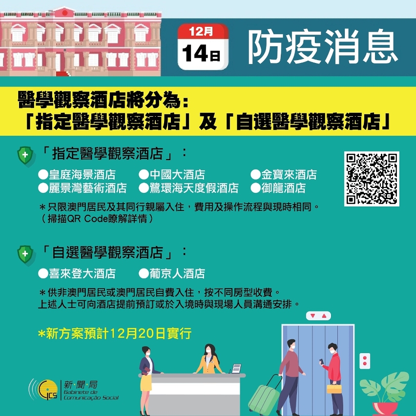 【圖文包】兩類醫學觀察酒店 