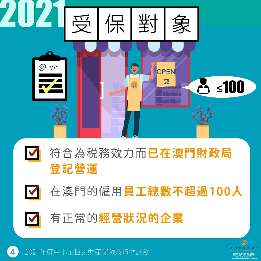 2021年度中小企巨災財產保險及資助計劃圖文包