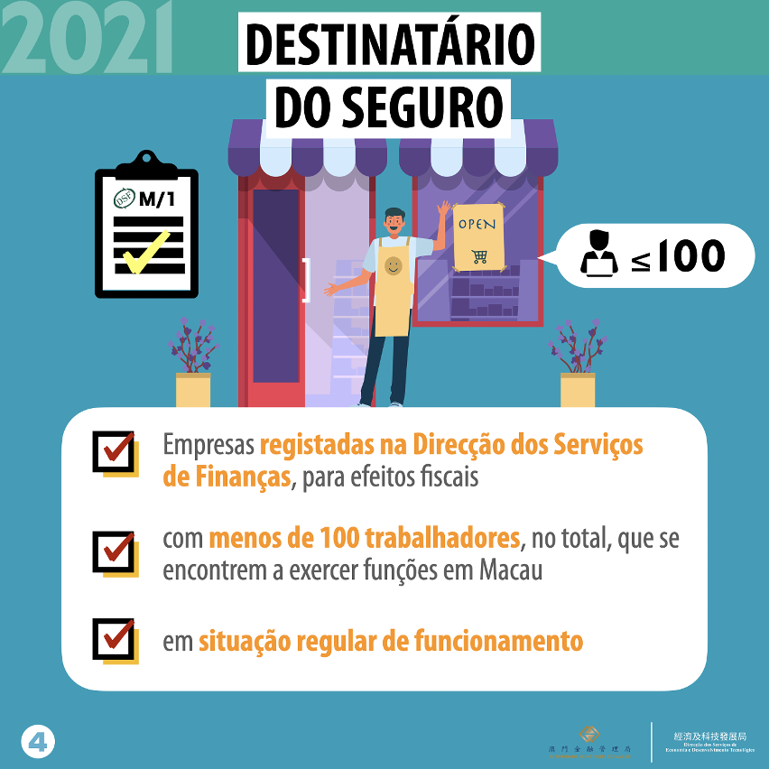 Infografias sobre o Seguro de bens patrimoniais contra grandes desastres para as pequenas e médias empresas e respectivo plano de apoio financeiro para o ano de 2021