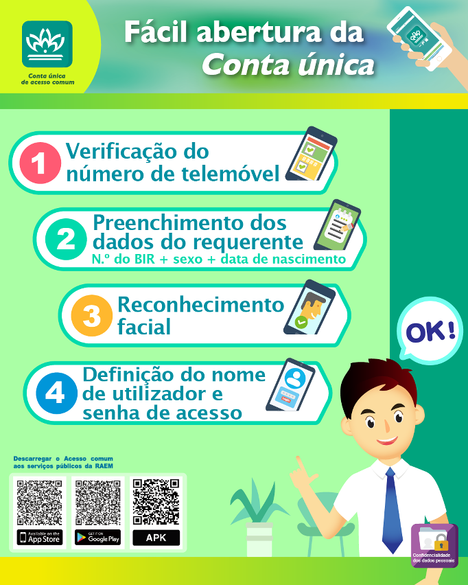 Fácil abertura da Conta única