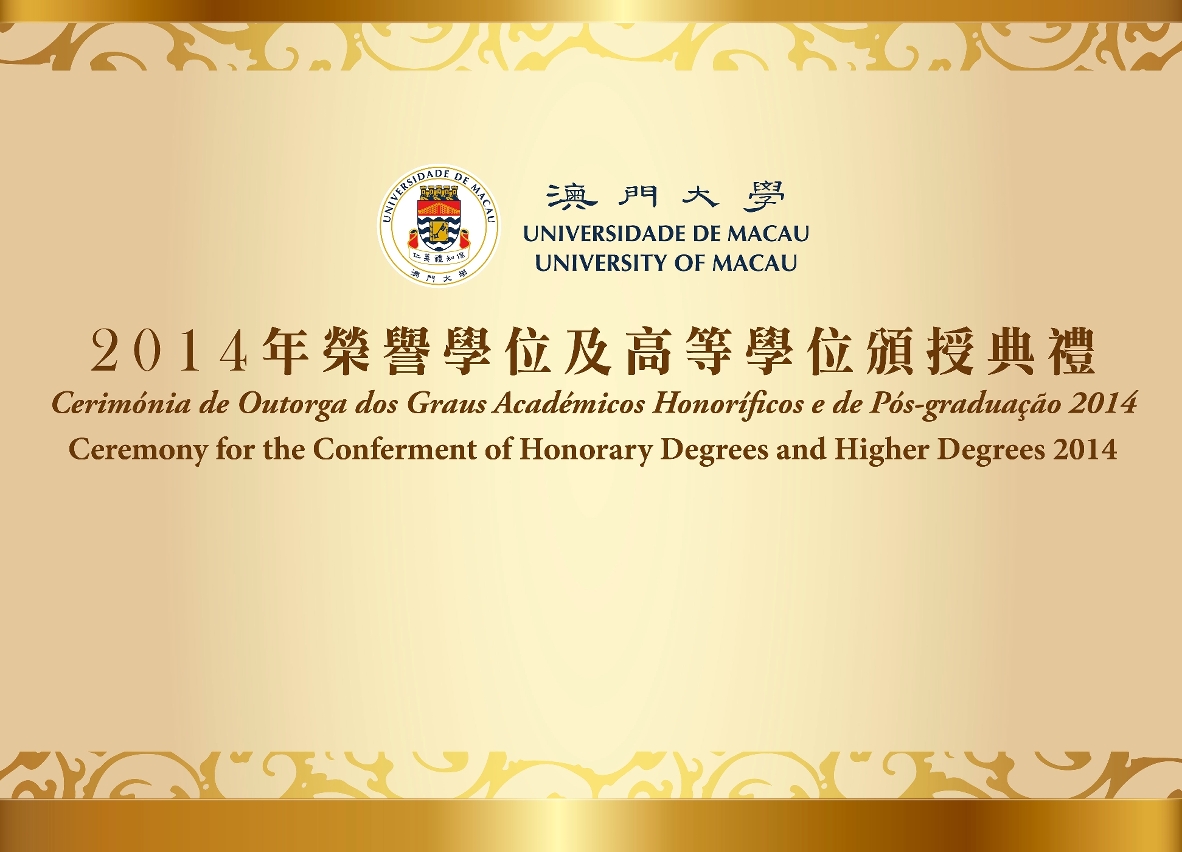 UM will soon hold the Ceremony for the Conferment of Honorary Degrees and Higher Degrees 2014