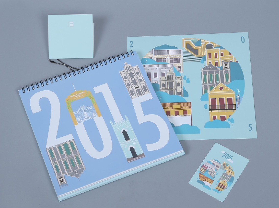 Cultural Affairs Bureau publishing 2015 calendar with St. Lazarus Quarter as the theme.