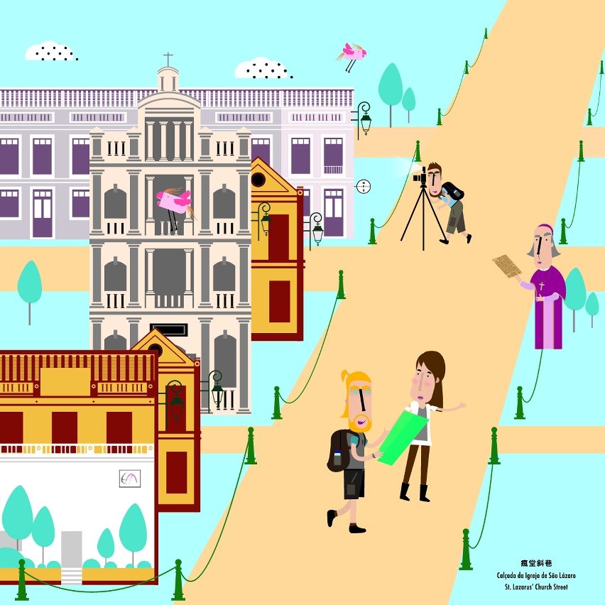 Cultural Affairs Bureau publishing 2015 calendar with St. Lazarus Quarter as the theme.