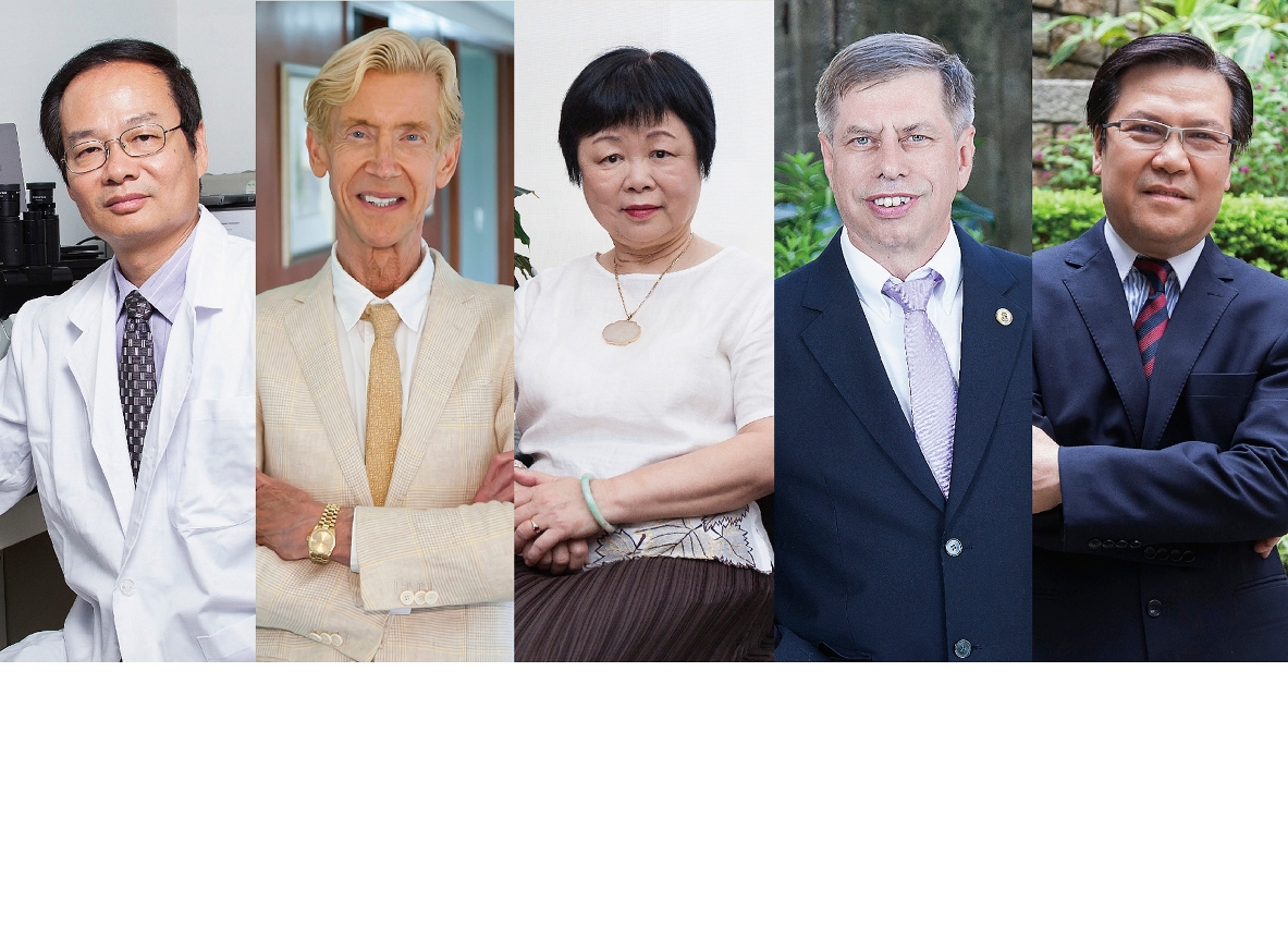 (From left) Chair Professor Ge Wei, Prof. Kevin Thompson, Prof. Chung Ling, Prof. Spencer A. Benson, Dr. Patrick Chan Ping Cheung