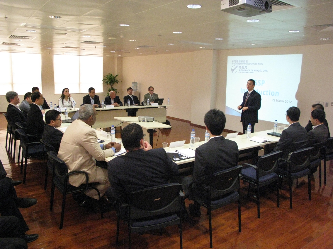 The Civil Aviation Authority of Macao SAR invited the aviation industry to a briefing on the Introduction of “Macao SAR State Safety Programme” on 22 March 2012.