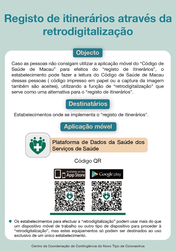 foto i objecto e destinatários do registo de itinerários através da retrodigitalização