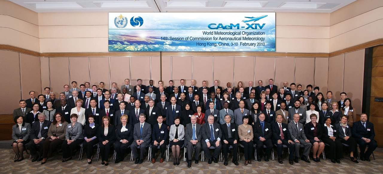 Participants of the 14th session of the Commission for Aeronautical Meteorology