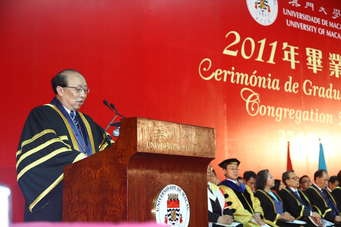 3.	UM Rector Wei Zhao says that breakthroughs in research are crucial for Macao’s long-term development