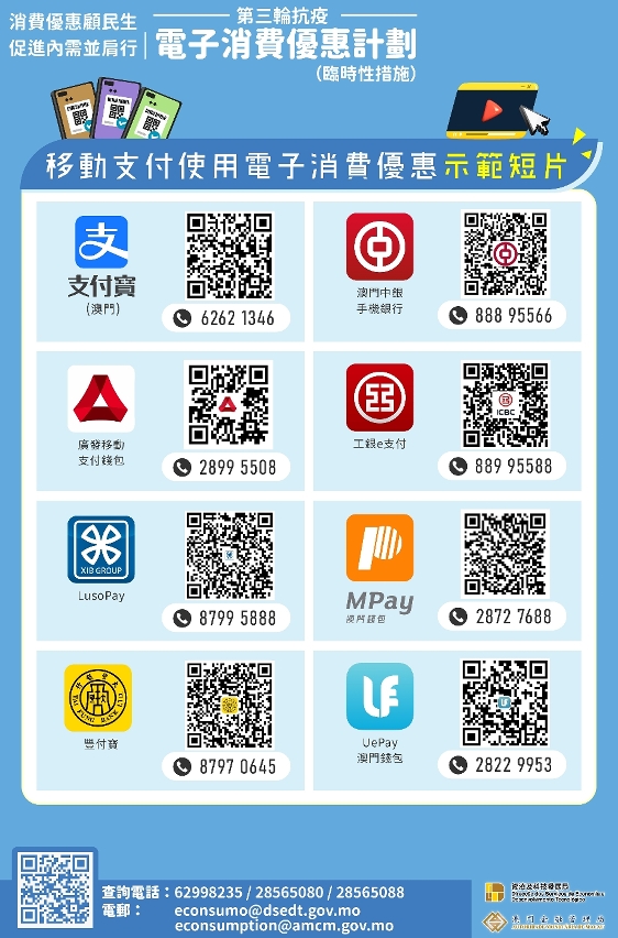 “移動支付使用電子消費優惠示範短片＂