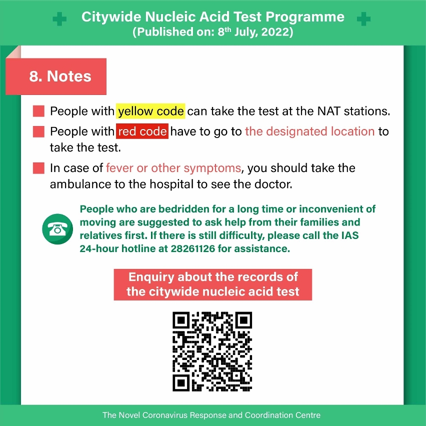 08. The mass nucleic acid testing programme (from 10 july to 17 july 2022)