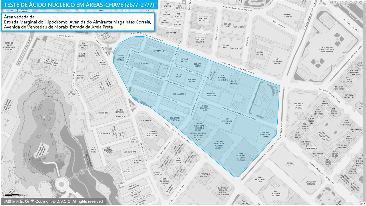 diagrama esquemático da área da estrada marginal do hipódromo -avenida de venceslau de morais