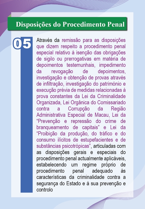 Disposições do Procedimento Penal - Infografia 03