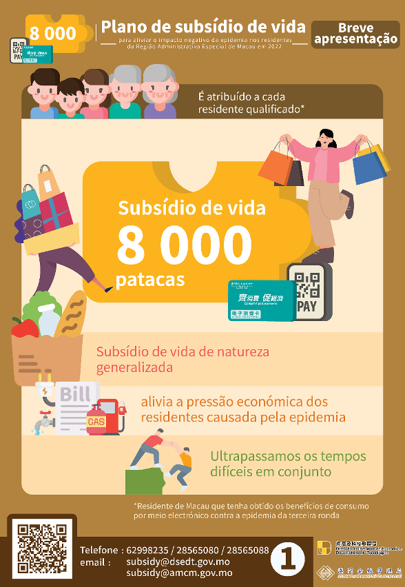 Infografia do Plano subsídio de vida – Breve apresentação