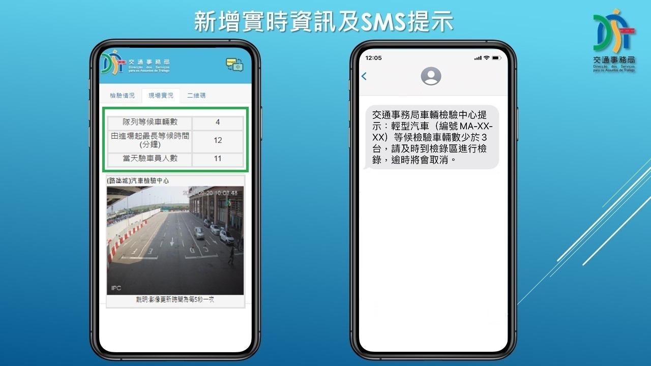 新增實時資訊及sms提示