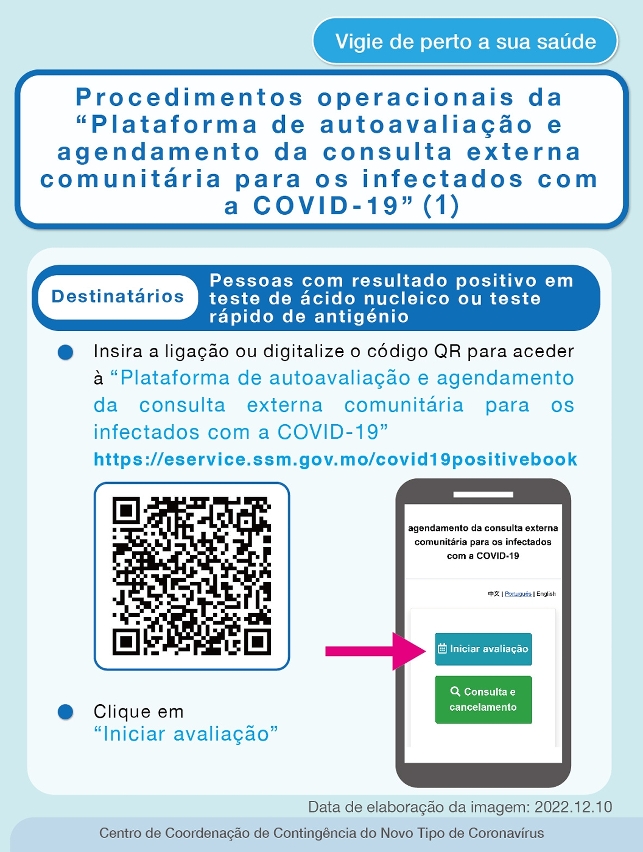 Procedimentos operacionais da “Plataforma de autoavaliação e agendamento da consulta externa comunitária para os infectados com a COVID-19”_01