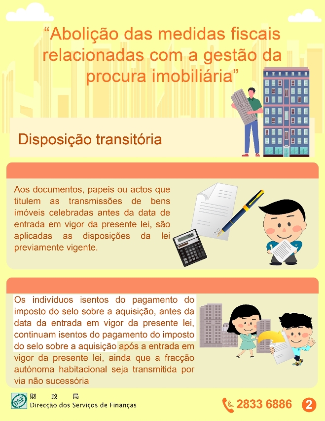 Abolição das medidas fiscais relacionadas com a gestão da procura imobiliária e revogação das medidas contra-cíclicas de rácio dos empréstimos hipotecários destinados à aquisição de habitação aplicáveis aos compradores não residentes Entrada em vigor a partir de 20 de Abril de 2024_2