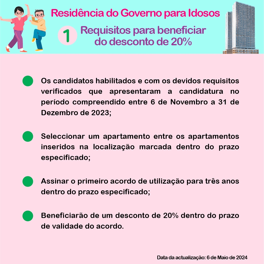 Infografia sobre a Residência do Governo para Idosos 1