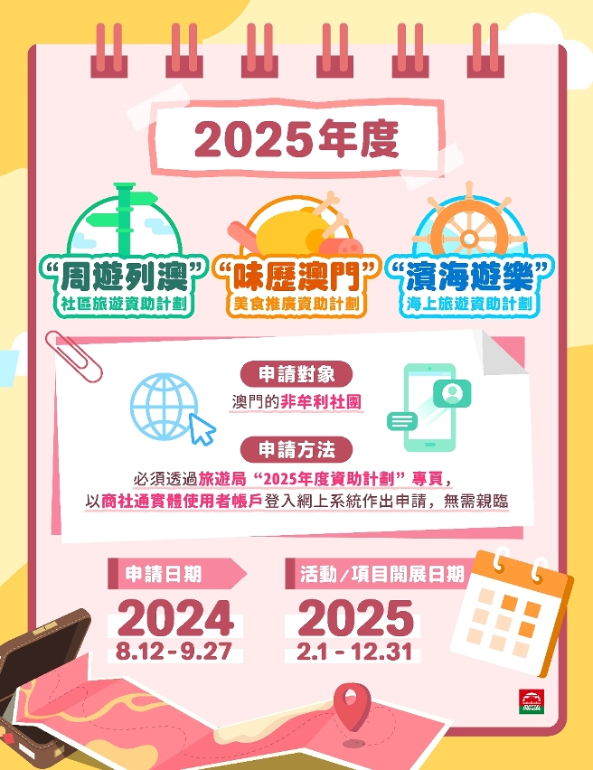 旅遊局2025年度三項資助計劃圖文包