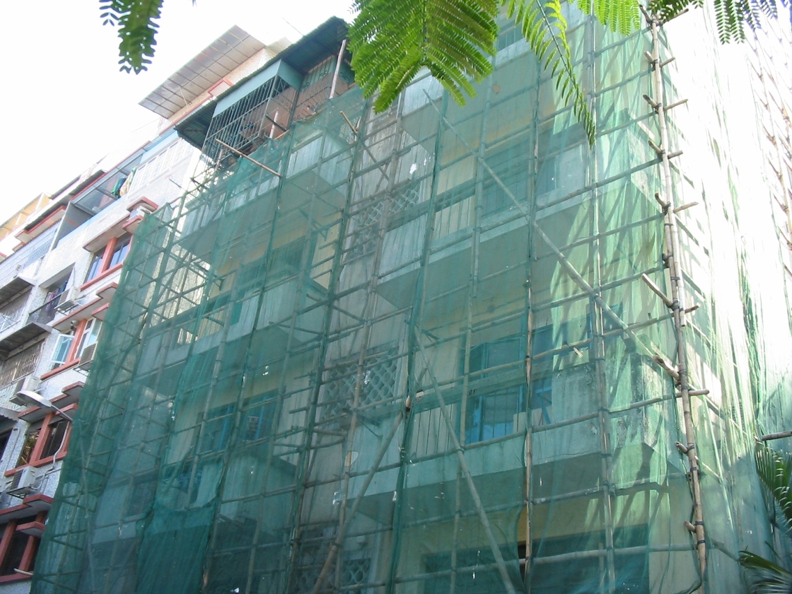 媽閣斜巷三廈外牆翻新已展開