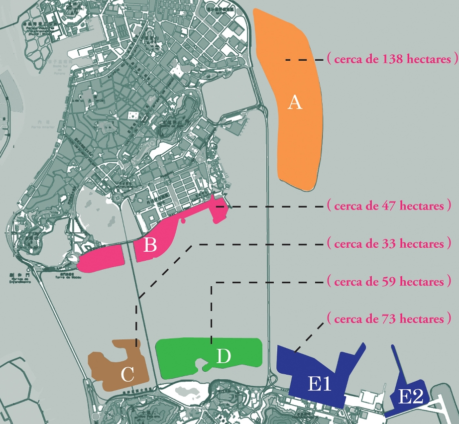 Localização dos novos aterros