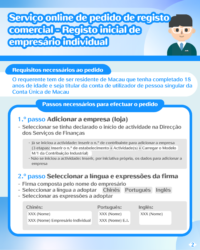Serviço online de pedido de registo comercial - Registo de empresário individual_1