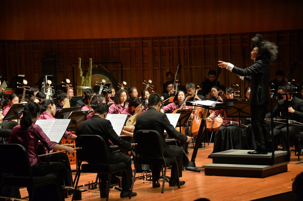 A Orquestra Chinesa de Macau em concerto