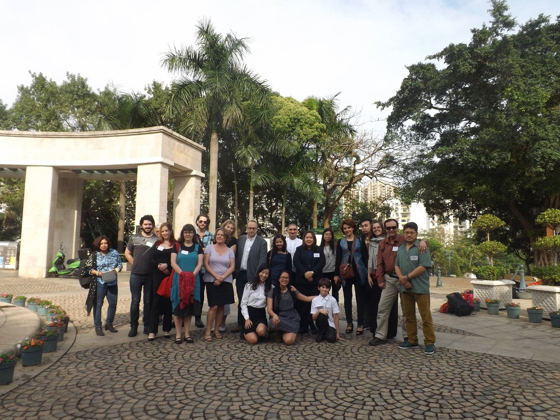 Delegates took a group photo after the conferences.