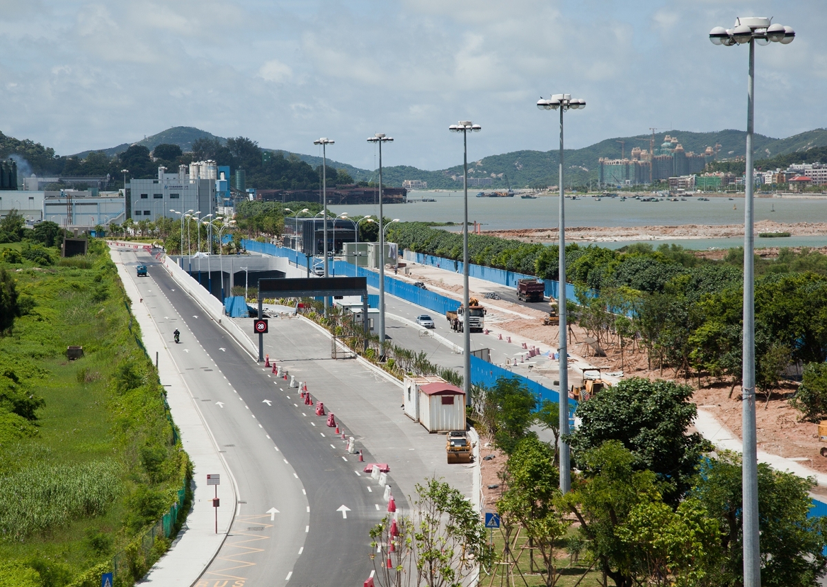 Túnel subfluvial ( do lado de Macau)