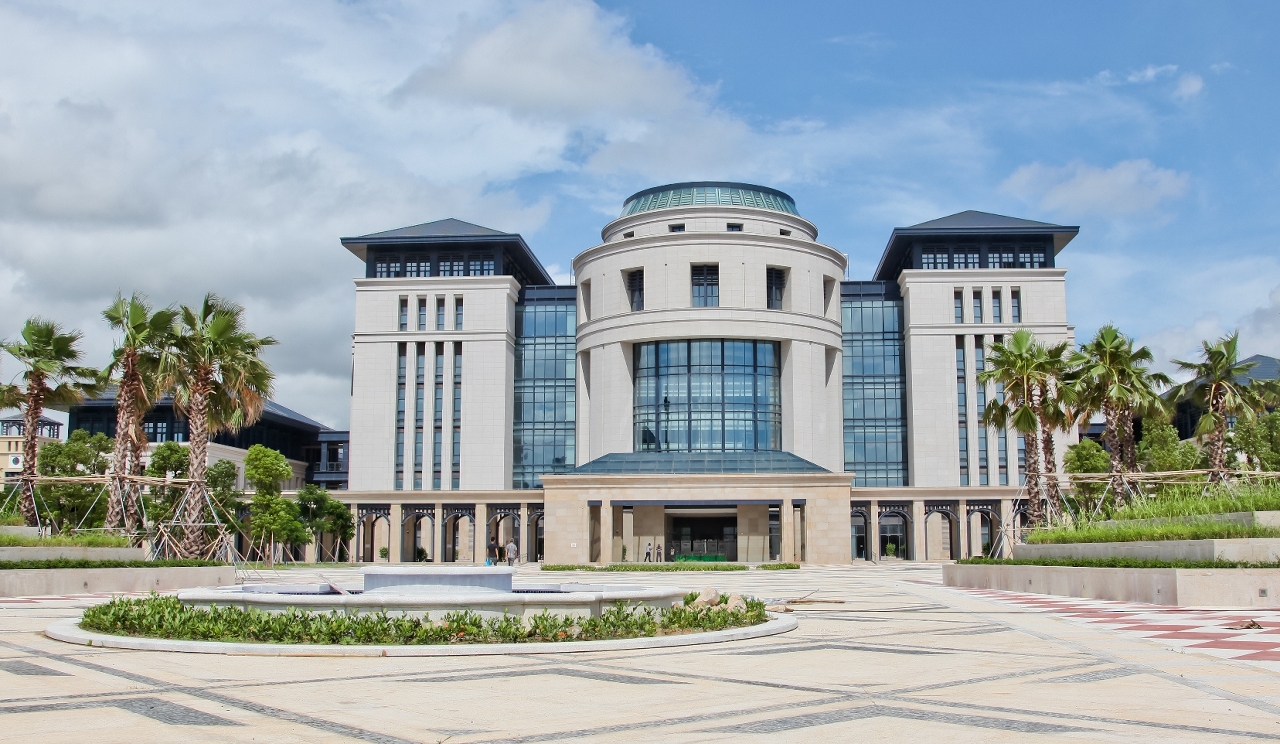 Bibiloteca do novo campus da Universidade de Macau