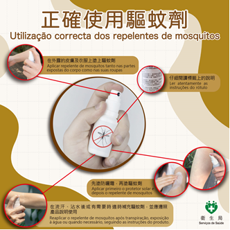 正確使用驅蚊劑