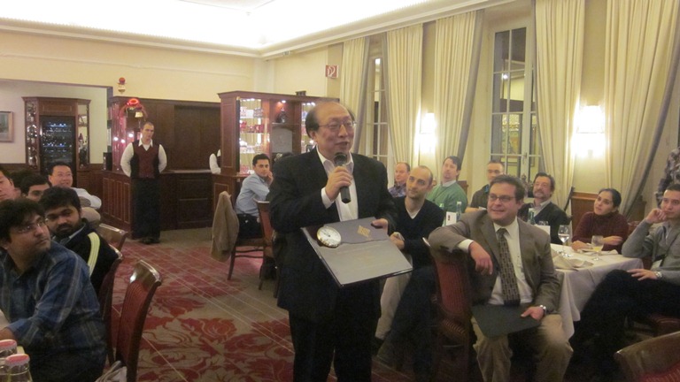 UM Rector Wei Zhao receives the Outstanding Technical Achievement and Leadership Award from IEEE TCRTS