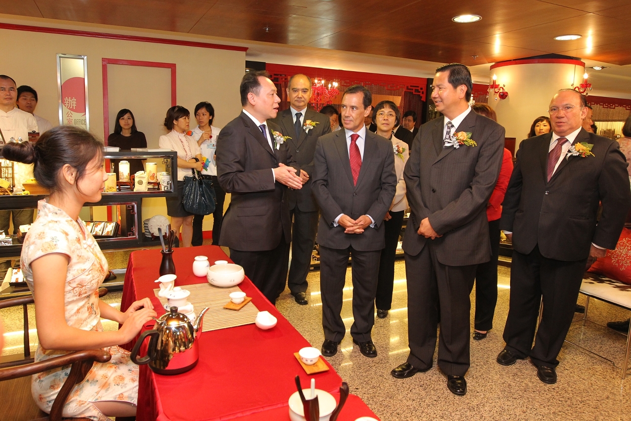 Guests visiting facilities at CATC