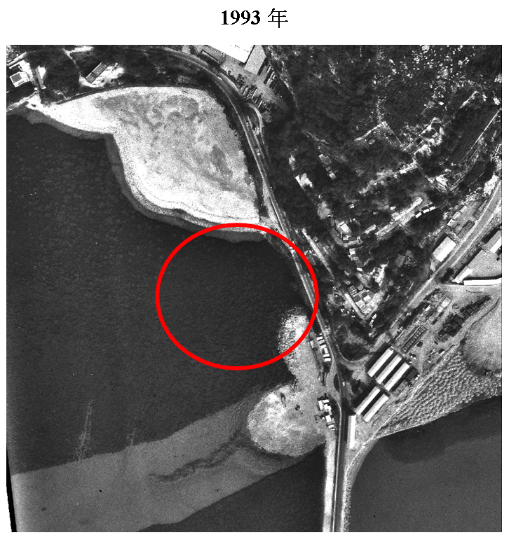De acordo com as fotografias fornecidas pela DSCC, da leitura das fotografias tiradas em 1993 e 2009 respectivamente, não se encontra qualquer terreno localizado a noroeste do Rotunda da Estrada do Istmo ou a oeste da Estrada Governador Nobre de Carvalho (vide o local assinalado em vermelha)