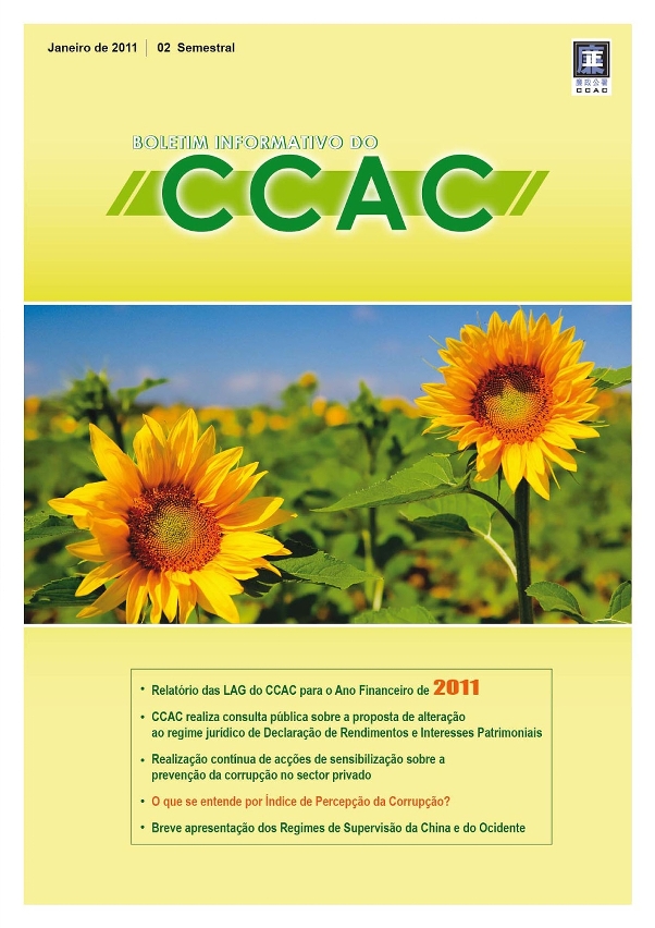 Capa do Boletim Informativo do CCAC, n.º 2