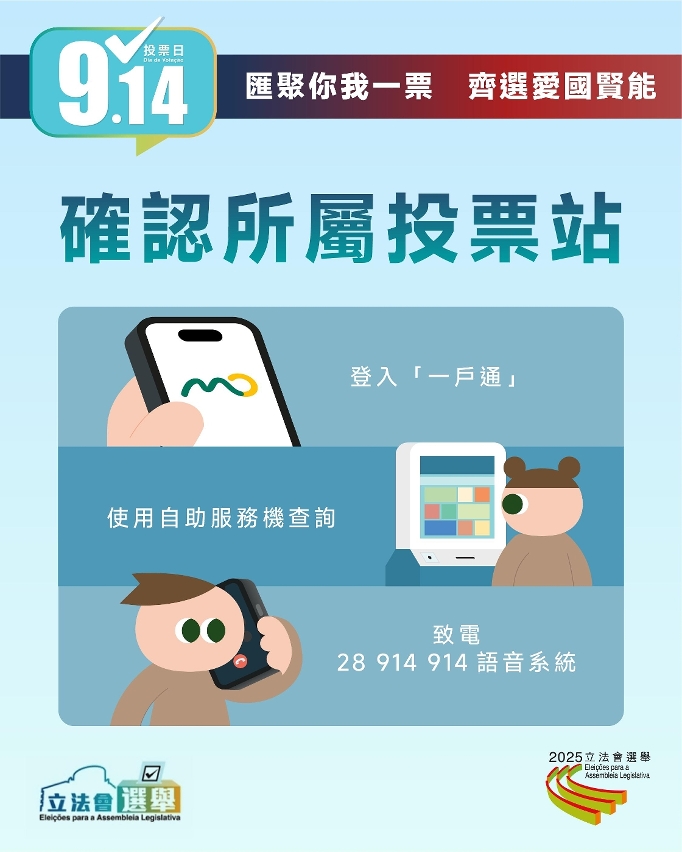 確認所屬投票站