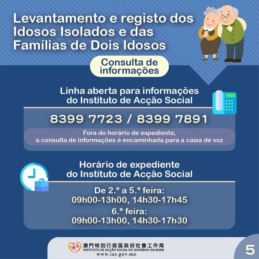 Levantamento e Registo dos Idosos Isolados e das Famílias de Dois Idosos