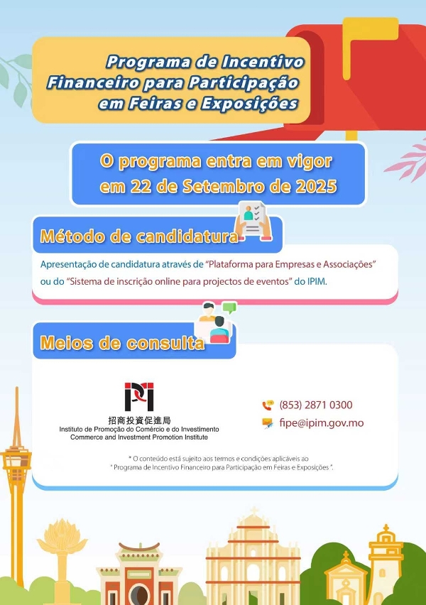 “programa de incentivo financeiro para participação em feiras e exposições” (infográfico)3