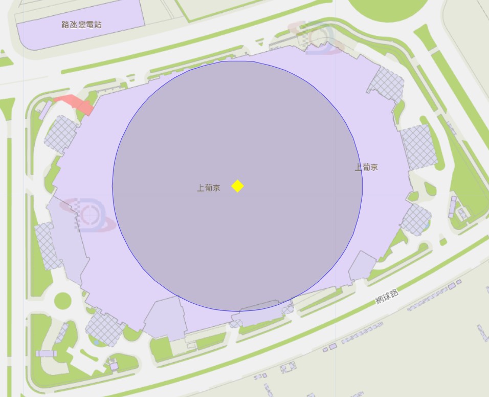 1. 上葡京附近风险区域100米半径范围