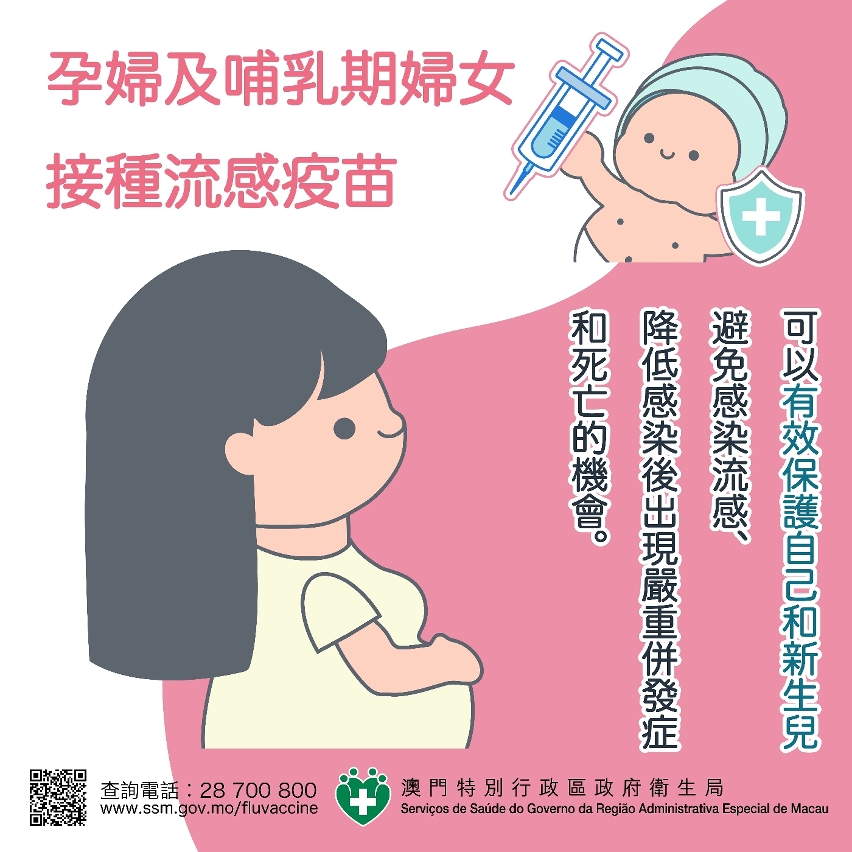 孕妇及哺乳期妇女接种流感疫苗