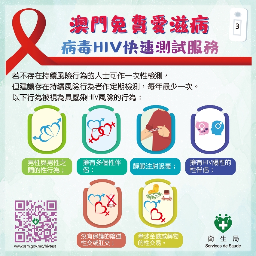 愛滋病病毒hiv快速測試服務圖文包 3