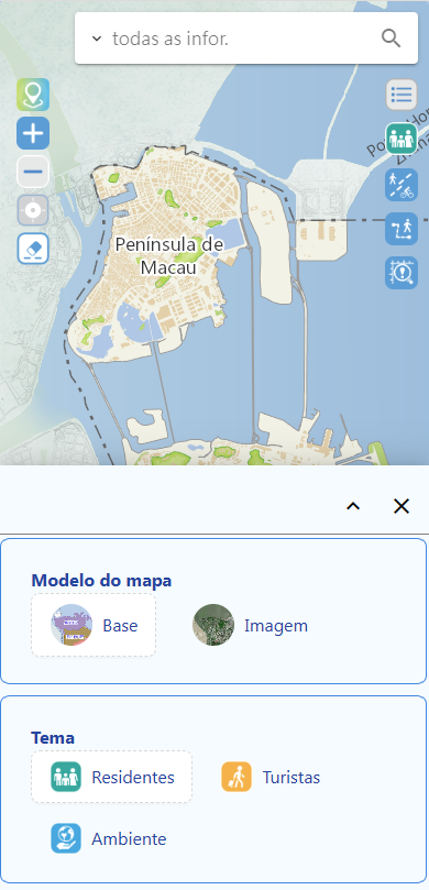 Cenário de aplicação dos serviços de mapas 「2+1」