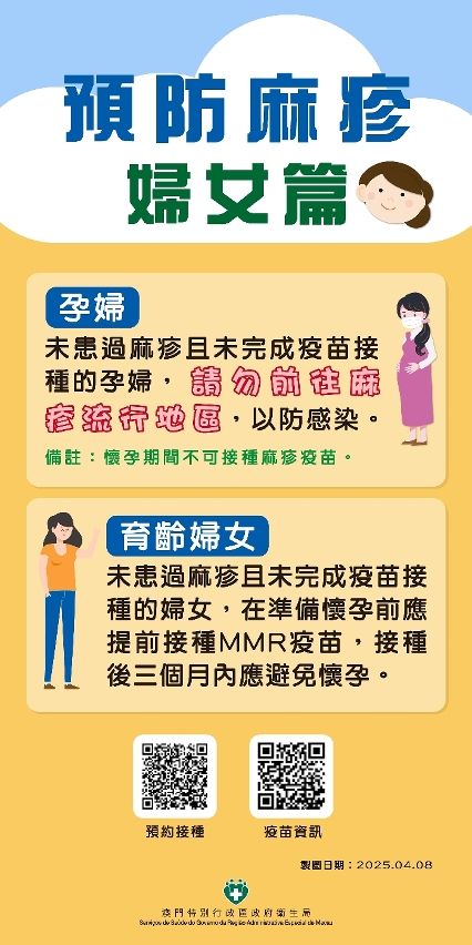 預防麻疹 – 婦女篇